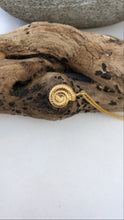 Load image into Gallery viewer, Gold Ammonite Shell Necklace