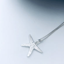 Load image into Gallery viewer, Silver Starfish Necklace