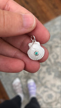 Load image into Gallery viewer, Silver Cornish Scallop Necklace