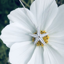 Load image into Gallery viewer, Silver Starfish Necklace