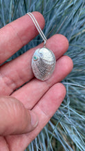 Load image into Gallery viewer, Silver Abalone Necklace