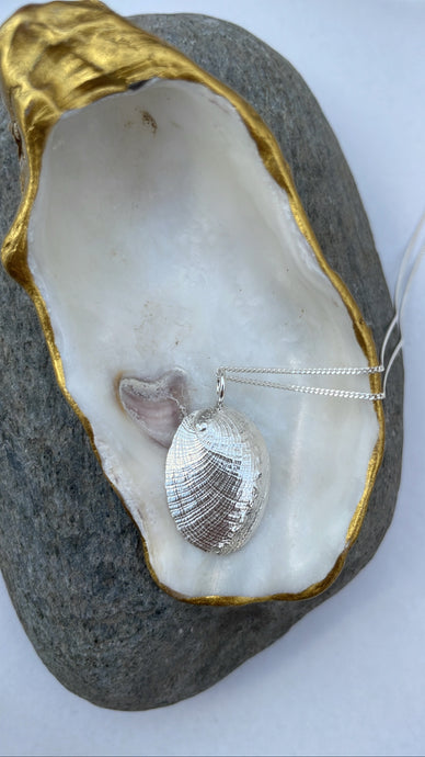 Silver Abalone Necklace