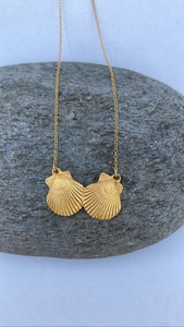 Gold Better Together Scallop Shell