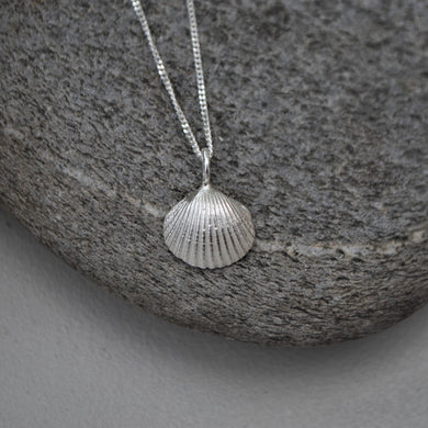 Silver Bawdsey Clam Shell Necklace