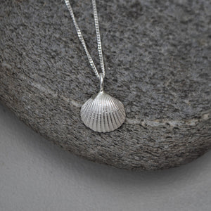 Silver Bawdsey Clam Shell Necklace