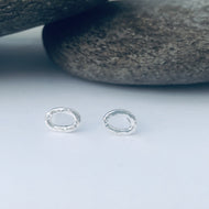 Mini Rain Drop Stud Earrings