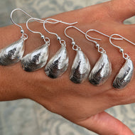 Mussel Drop Down Earrings