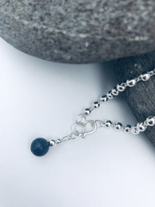 Silver Ammonite Chain Bracelet