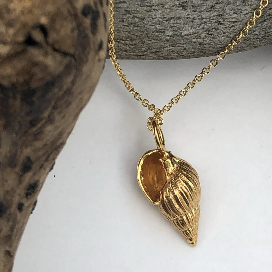 Gold Rendlesham Shell Necklace