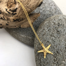 Load image into Gallery viewer, Gold Starfish Necklace