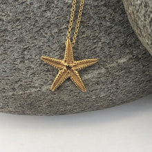 Load image into Gallery viewer, Gold Starfish Necklace