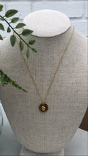 Load image into Gallery viewer, Gold Shell Fossil Pendant