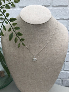 Silver Walberswick Clam Shell Necklace