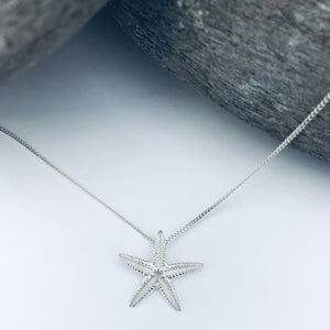 Silver Starfish Necklace