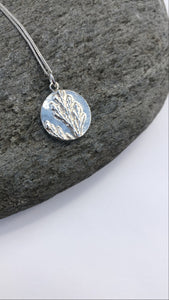 Seaweed ‘Fossil’ Pendant