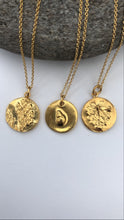 Load image into Gallery viewer, Gold Shell Fossil Pendant