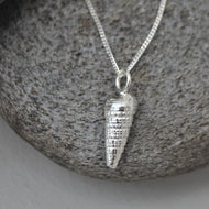 Silver Lavenham Shell Necklace